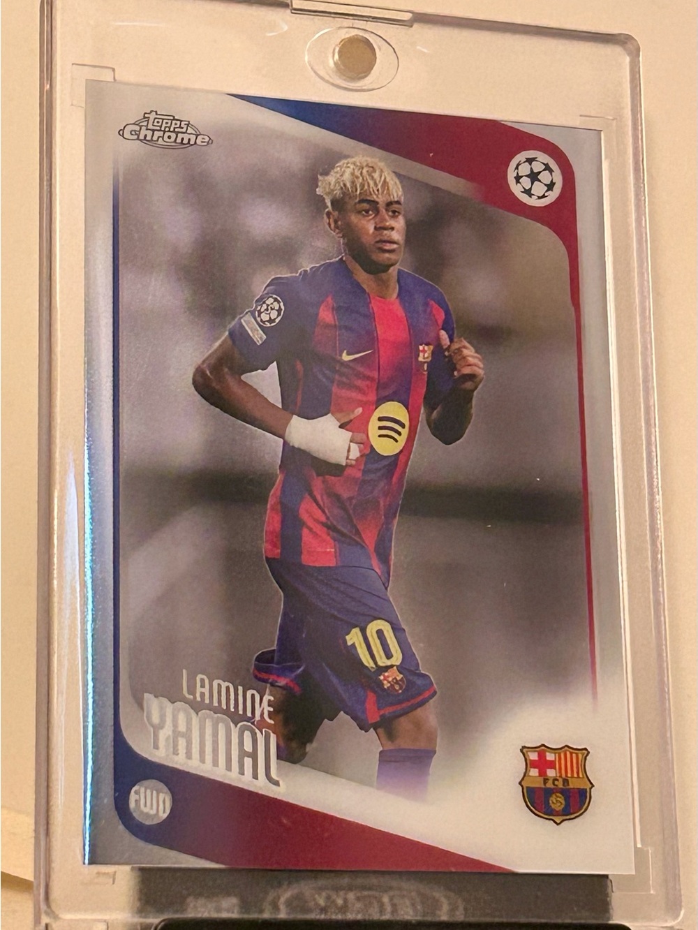 Lamine Yamal 2025-26 Topps Chrome Club Competitions FIFA Champion